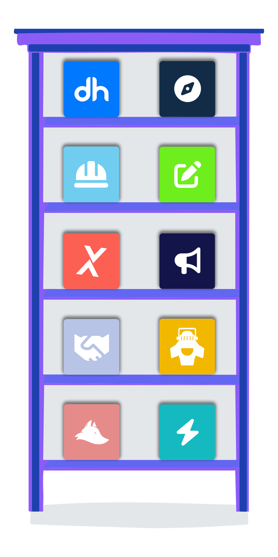 Graphic showing ecommerce and digital shelf icons alongside Seller Suite brand logos: BidX, DataHawk, Spotlight, and Intellifox.
